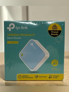 TP-Link TL-WR802N N300 Wireless Nano Travel Router WiFi Bridge Range Extender AP